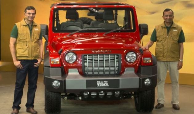 Skoda Octavia RS 245 at Auto Expo 2020. (HT Auto photo) Mahindra Thar (HT Auto photo)